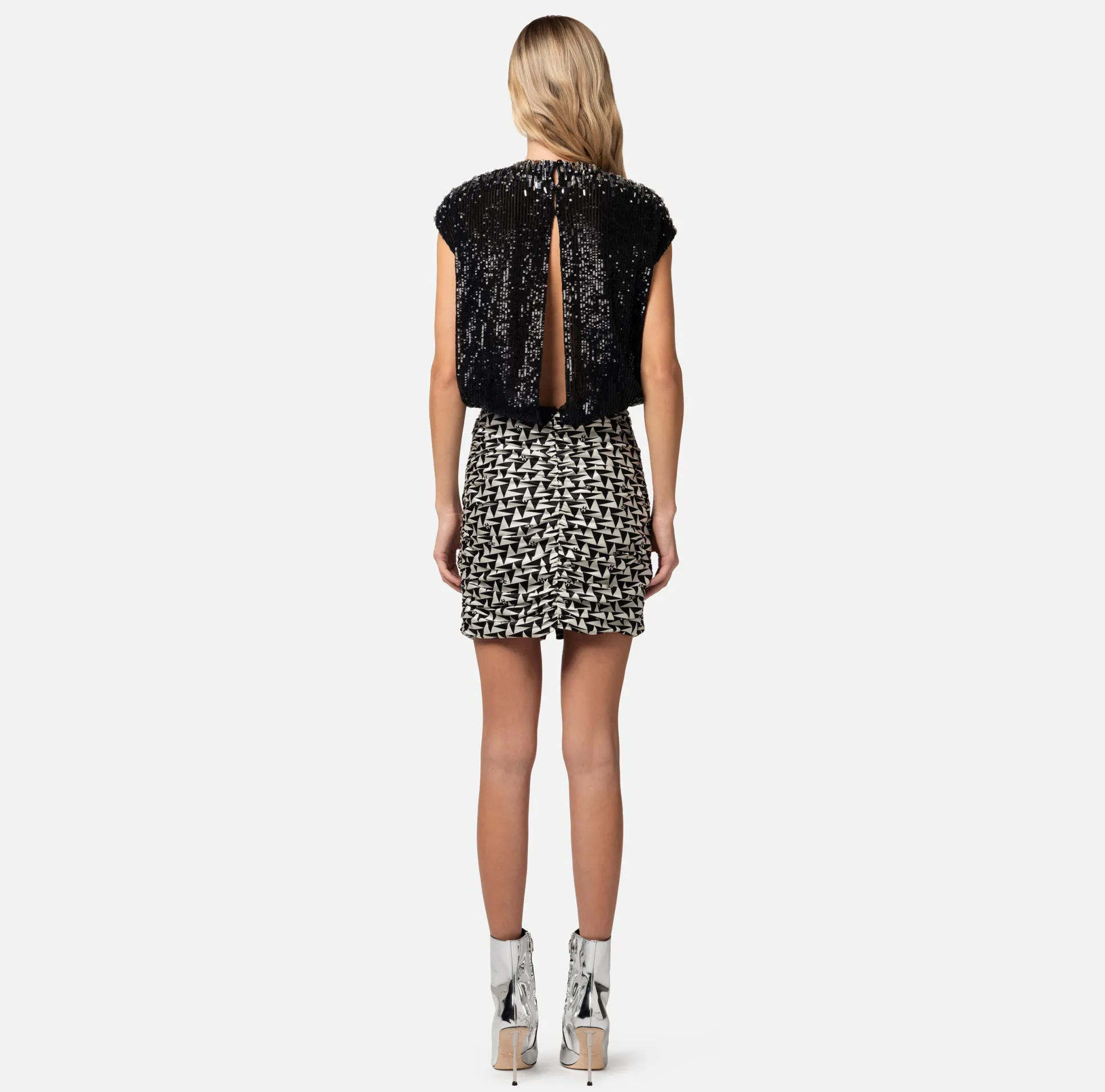 Elisabetta Franchi Top, T-Shirt & Body^Top In Tulle Ricamato