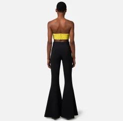 Elisabetta Franchi Top, T-Shirt & Body^Top In Tweed Con Maxi Catena