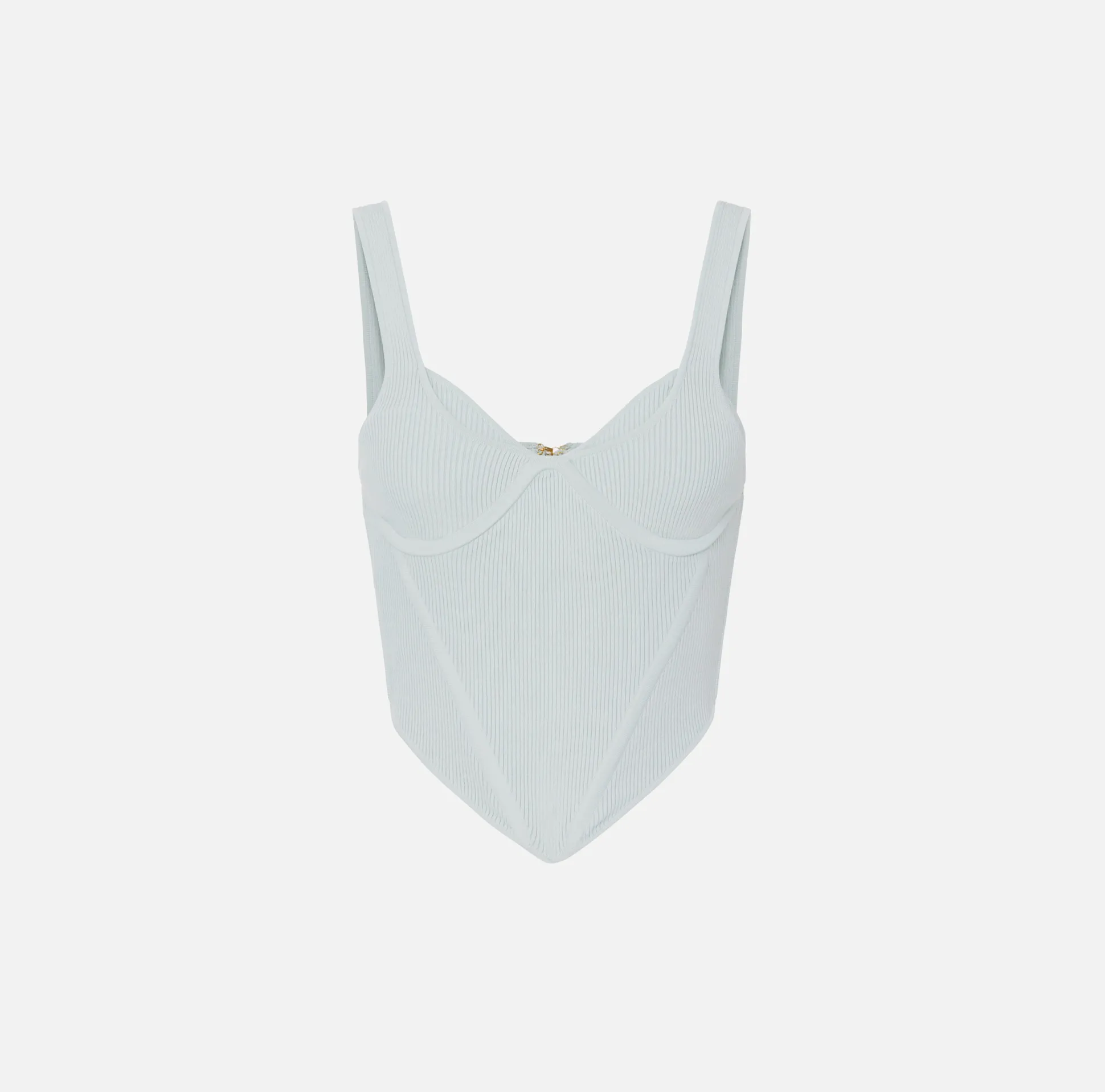 Elisabetta Franchi Top, T-Shirt & Body^Top In Viscosa A Costine Con Coppe