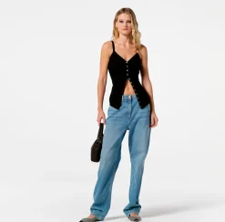 Elisabetta Franchi Top, T-Shirt & Body^Top In Viscosa Punto Traforato