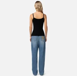 Elisabetta Franchi Top, T-Shirt & Body^Top In Viscosa Punto Traforato