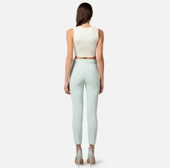 Elisabetta Franchi Top, T-Shirt & Body^Top Logo Jacquard All-Over