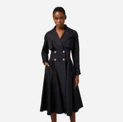 Elisabetta Franchi Giacche & Trench^Trench In Cotone Linea A Redingote