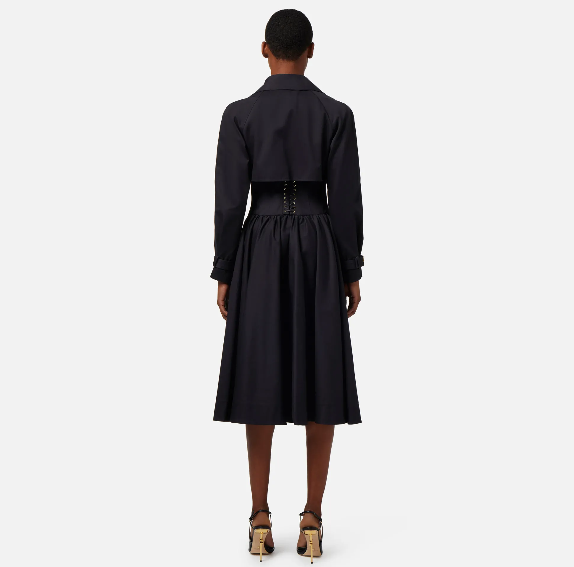Elisabetta Franchi Giacche & Trench^Trench In Cotone Linea A Redingote