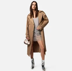 Elisabetta Franchi Giacche & Trench^Trench Over In Cotone