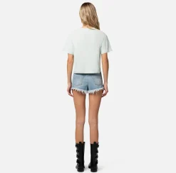 Elisabetta Franchi Top, T-Shirt & Body^T-Shirt In Jersey Con Logo E Charms