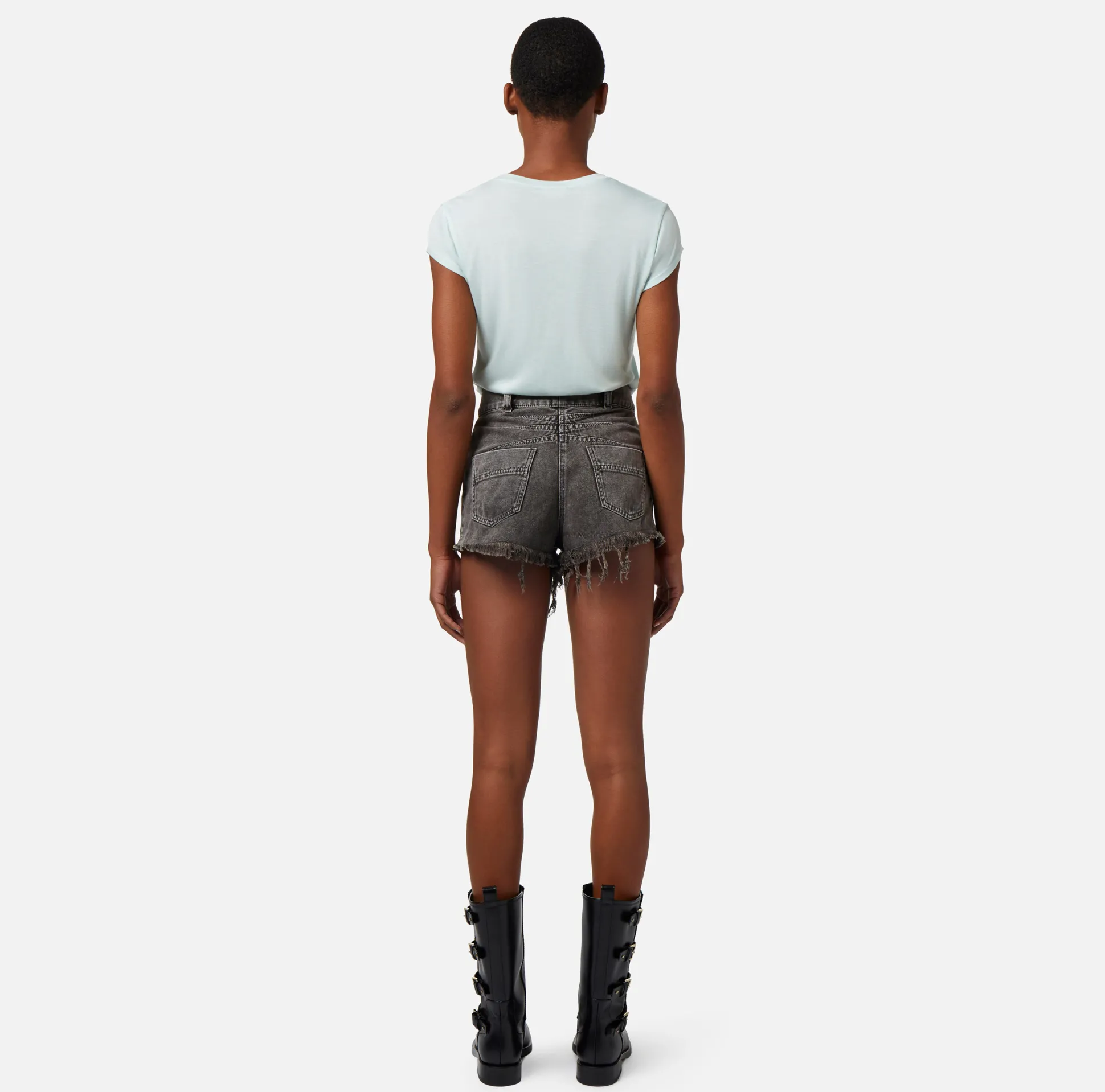 Elisabetta Franchi Top, T-Shirt & Body^T-Shirt In Jersey Con Logo E Frange