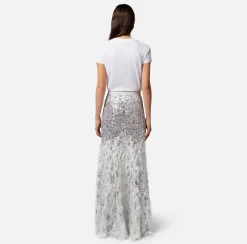 Elisabetta Franchi Top, T-Shirt & Body^T-Shirt In Jersey Con Piercing