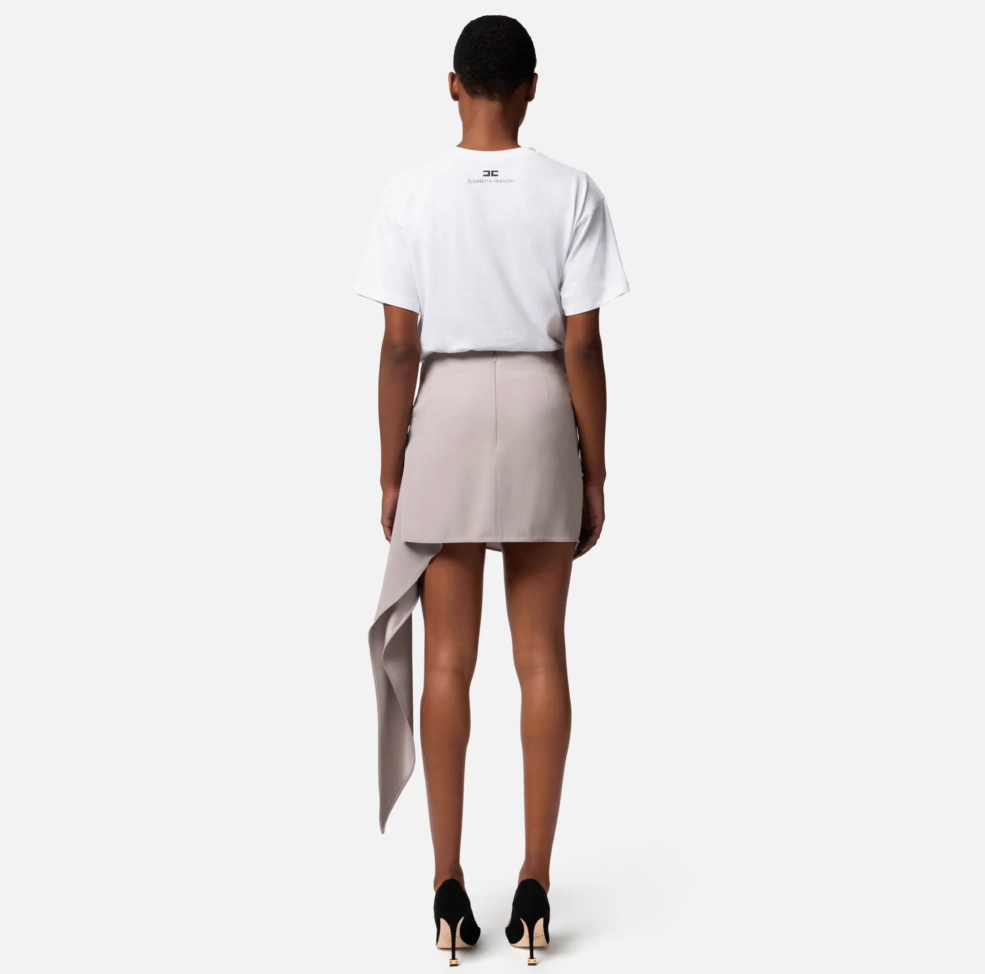 Elisabetta Franchi Top, T-Shirt & Body^T-Shirt In Jersey Con Stampa
