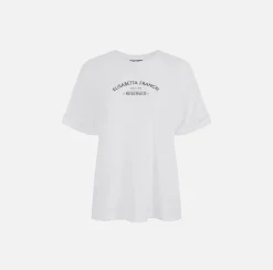Elisabetta Franchi Top, T-Shirt & Body^T-Shirt In Jersey Con Stampa Logo