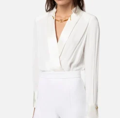 Elisabetta Franchi Tute^Tuta Combinata In Crepe E Viscosa