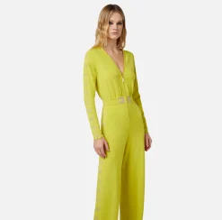 Elisabetta Franchi Tute^Tuta In Cotone Con Bande Logate
