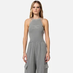 Elisabetta Franchi Tute^Tuta In Cotone Stone Wash