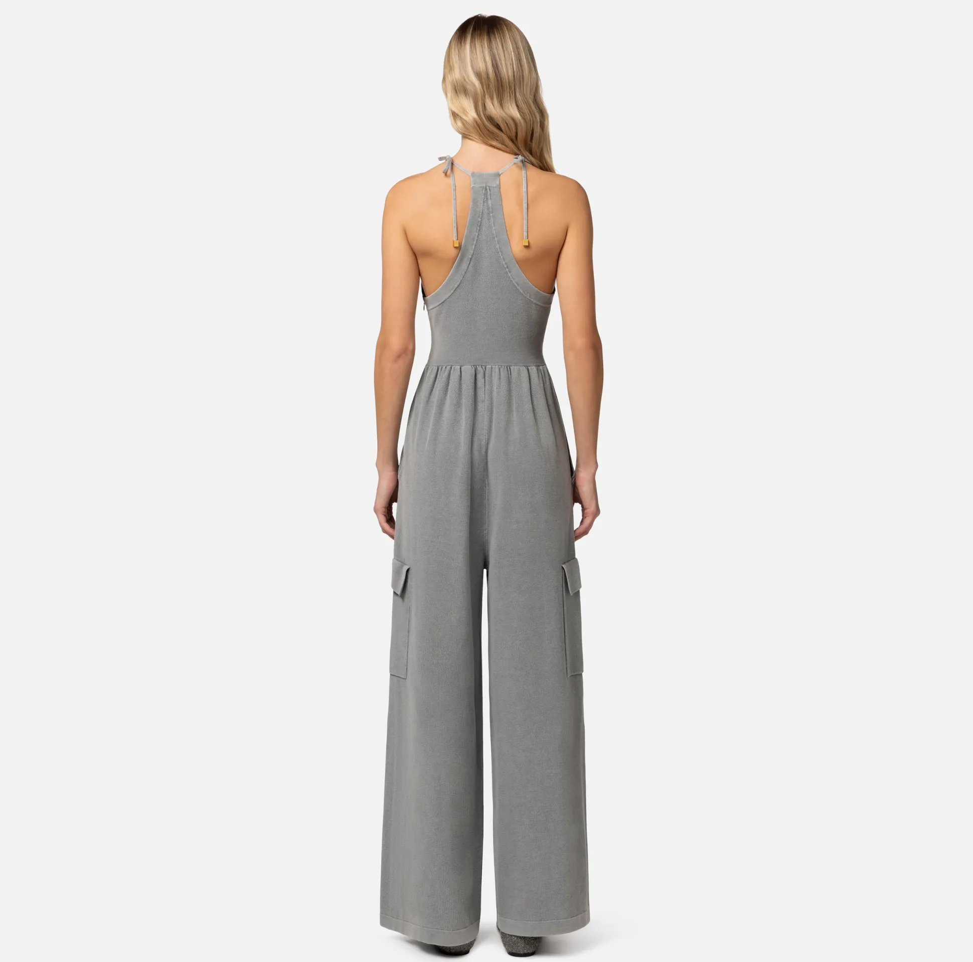 Elisabetta Franchi Tute^Tuta In Cotone Stone Wash