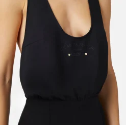 Elisabetta Franchi Tute^Tuta In Crepe Con Stampa Logo