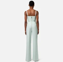 Elisabetta Franchi Tute^Tuta In Crepe Con Top Bustier