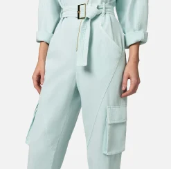 Elisabetta Franchi Tute^Tuta In Denim Cargo