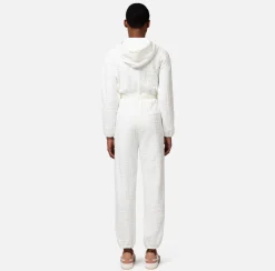 Elisabetta Franchi Tute^Tuta In Felpa Jacquard Con Cappuccio
